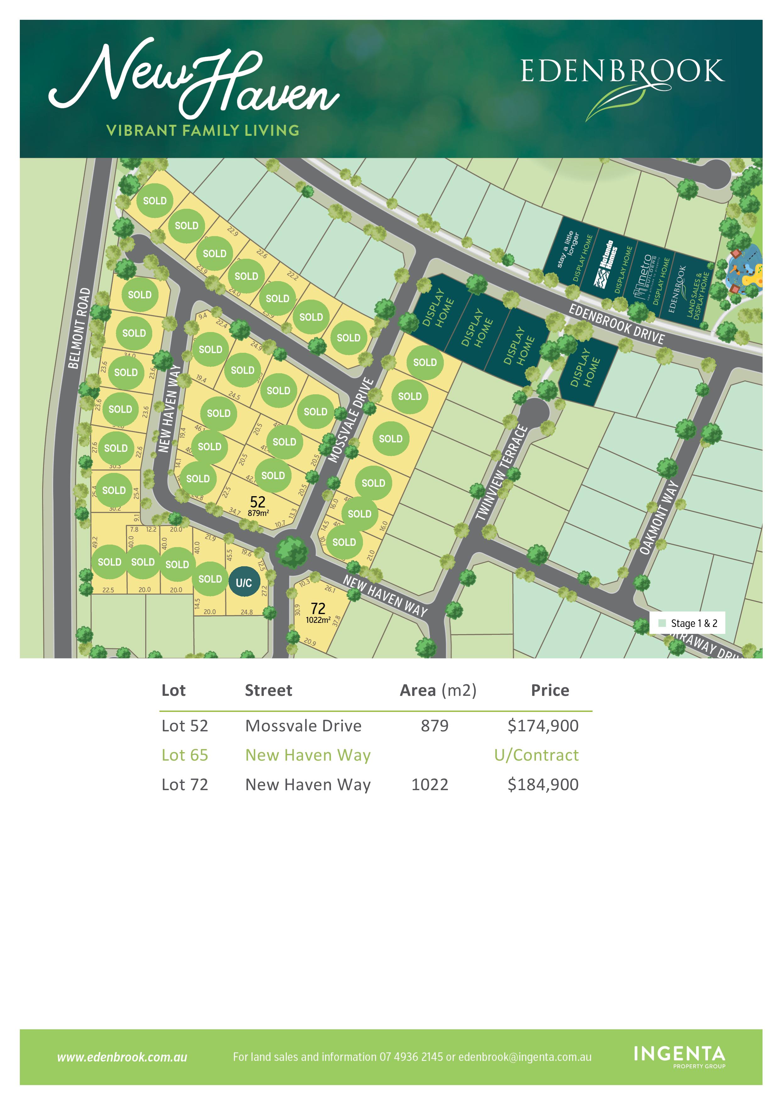 New Land Releases Edenbrook Rockhampton House and Land for sale