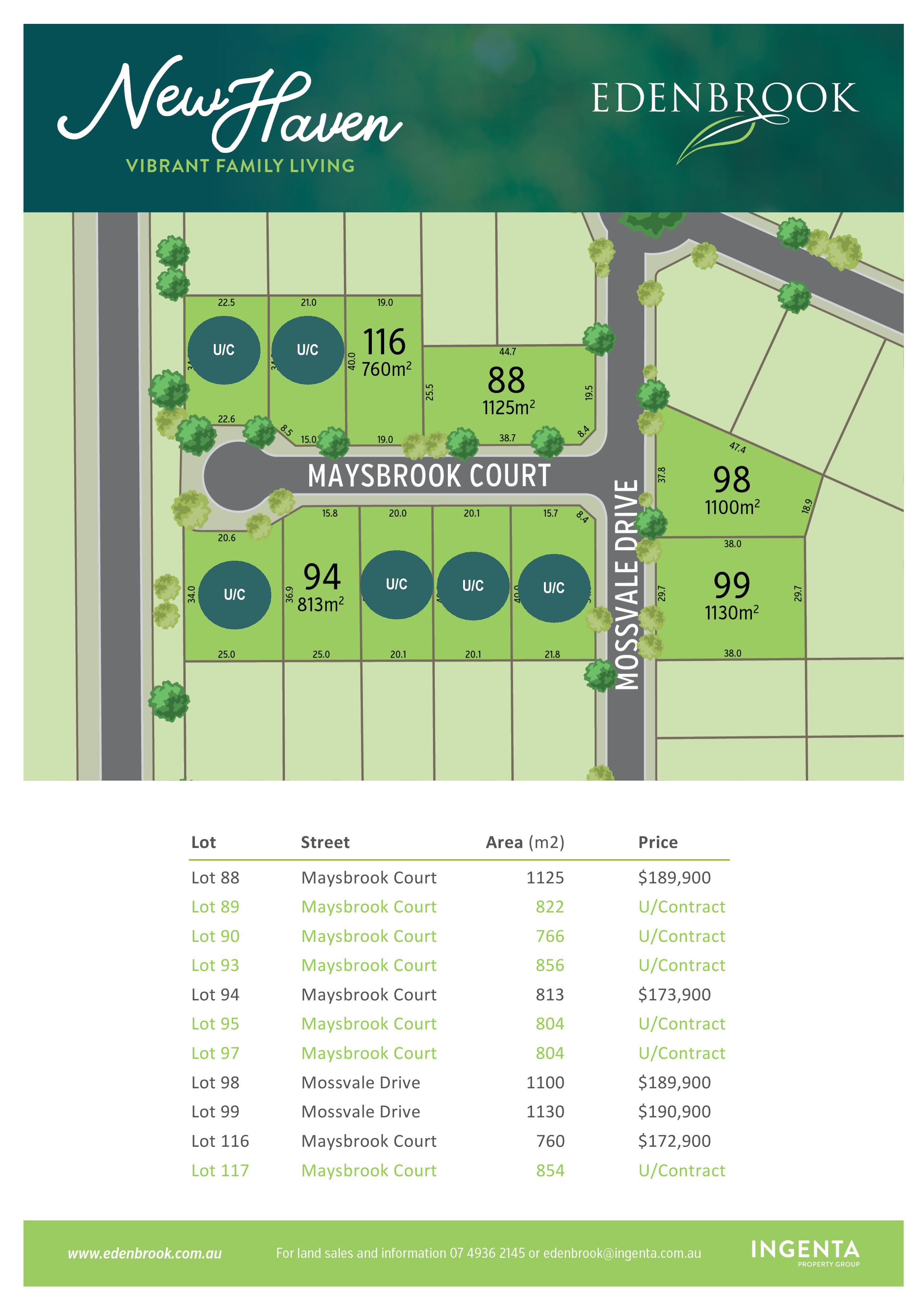 New Land Releases Edenbrook Rockhampton House and Land for sale